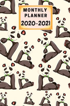 Monthly Planner 2020-2021: cut panda planner/calendar 2020 panda  Monthly Pocket Planner, Calendar & Schedule Agenda, planner Gifts For Women, Men, ... And Adults (6" x 9") , 2020 planner panda