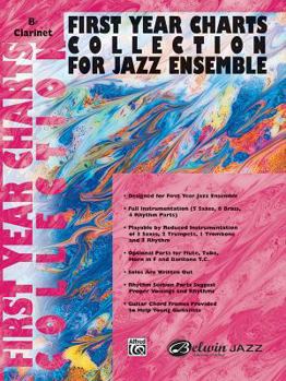 Paperback First Year Charts Collection for Jazz Ensemble: B-Flat Clarinet Book