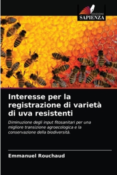 Paperback Interesse per la registrazione di varietà di uva resistenti [Italian] Book