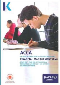 Paperback FINANCIAL MANAGEMENT (FM) - STUDY TEXT Book