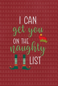 I can get you on the naughty list: All Purpose 6x9 Blank Lined Notebook Journal Way Better Than A Card Trendy Unique Gift Red Elf