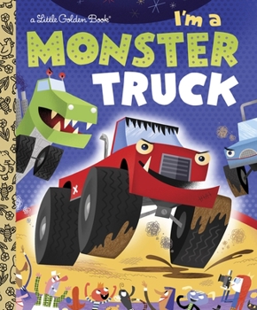 Hardcover I'm a Monster Truck Book