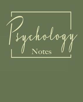 Paperback Psychology notes: College ruled composition notebook. 9.75 x 7.5, 140 pages Book