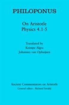 Hardcover Philoponus: On Aristotle Physics 4.1-5 Book