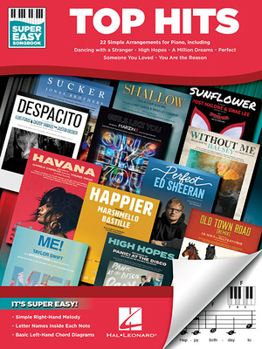 Paperback Top Hits - Super Easy Songbook Book