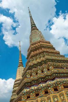 Pagoda Architecture Wat PHO Bangkok Thailand Journal: 150 Page Lined Notebook/Diary