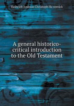 Paperback A general historico-critical introduction to the Old Testament Book