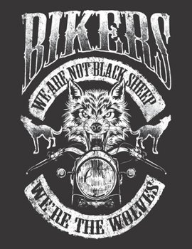 2020 Motorcycle Calendar and Planner For Bikers: Motorcycle Biker Not Black Sheep We're Wolves Wolf | December 2019 - December 2020 | 8.5 X 11" Large ... | Family | Work | School |Rider| Art | Gift