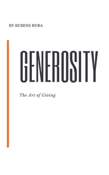 Paperback Generosity: Leaving Your Fears Behind Book