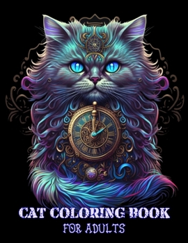 Paperback Cat Coloring Book for Adults Book