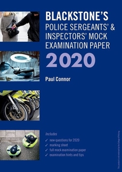 Paperback Sergeants' and Inspectors' Mock Exam 2020 Book