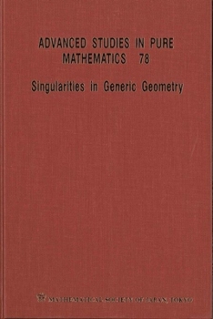 Hardcover Singularities in Generic Geometry Book