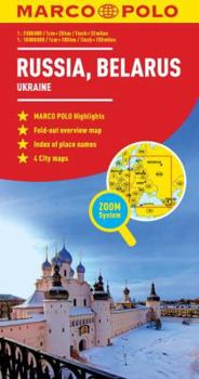 Map Russia, Belarus Marco Polo Map (Ukraine) Book