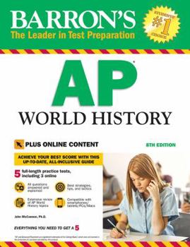 Paperback AP World History: With Online Tests Book