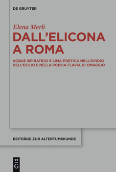 Hardcover Dall'Elicona a Roma [Italian] Book