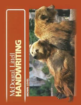 Paperback Handwriting, Grade 3: Mcdougal School Handwriting (Mcdougal Littell Handwrit) Book