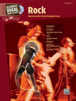 Paperback Ultimate Vocal Sing-Along Rock: Male Voice, Book & Enhanced CD Book