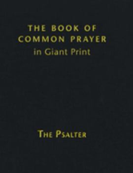 Hardcover Book of Common Prayer Giant Print, Cp800: Volume 3, the Psalter Book