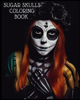 sugar skulls coloring book: Stress Relieving Skull Designs for Adults Relaxation