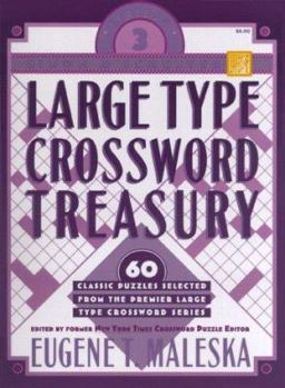 Paperback Simon & Schuster Large Type Crossword Treasury #3 [Large Print] Book