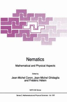 Paperback Nematics: Mathematical and Physical Aspects Book