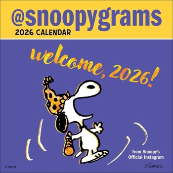 Mini-Disc Peanuts(r) @Snoopygrams 2026 Mini Wall Calendar Book