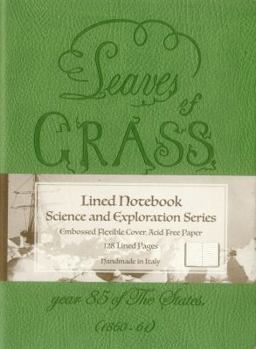 Leather Bound Leaves of Grass: Green Lined Journal: Green Book