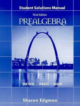 Paperback Prealgebra Student Solution Manual Book