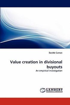 Paperback Value Creation in Divisional Buyouts Book