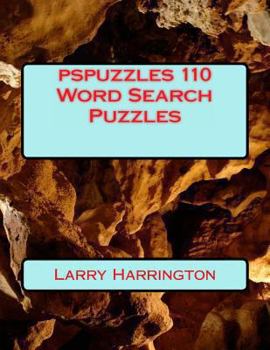 Paperback pspuzzles 110 Word Search Puzzles Book