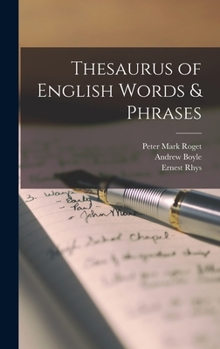 Hardcover Thesaurus of English Words & Phrases Book