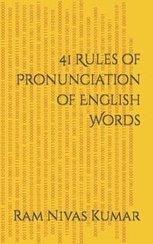 Paperback 41 Rules of Pronunciation of English Words Book