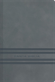 Leather Bound Nbla, Santa Biblia, Edición Versificada, Tamaño Bolsillo, Leathersoft, Gris, Palabras de Jesús En Rojo, Comfort Print [Spanish] Book
