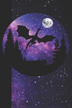 Flying Dragon Journal; Notebook, Diary, Blank Composition Book in Purple, Black, Fuchsia and Pinks : Fantasy Notebook for Journaling, Song Writing, Record Keeping, RPG Gamer Notebook and Creative Writ