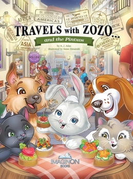 Hardcover Travels with Zozo...and the Pintxos Book