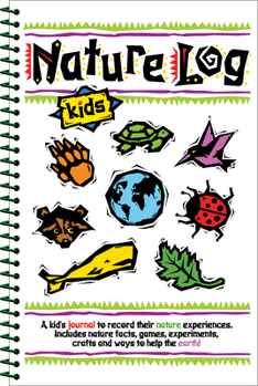 Spiral-bound Nature Log Kids Book