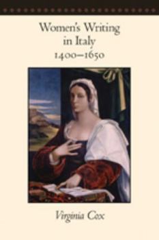Hardcover Women's Writing in Italy, 1400-1650 Book