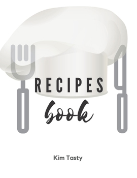 Recipes Book : Recipes-Trim-size-book-to-write-in-8. 5-x-11-no-bleed-126-pages-cover-size-17. 54-x-11. 25-inch