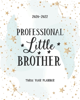 Paperback Professional Little Brother: Portable Format Monthly 36 Months Planner Three Year All View 2020-2022 To Do List Schedule Agenda Logbook Federal Hol Book