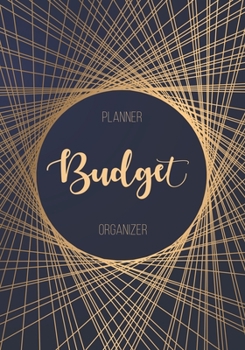 Budget Planner Organizer: Budget Organizer Finance Planner, Money Organizer, Monthly Budget Planner, Debt Tracker. 12 Month Planner Book  (Abstract Gold)) (budget workbook)