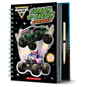 Paperback Scratch and Sketch Speedway (Monster Jam) Book
