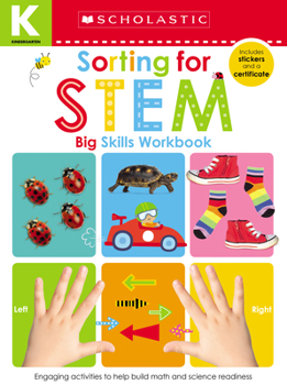 Paperback Sorting for Stem Kindergarten Workbook: Scholastic Early Learners (Big Skills Workbook) Book