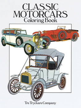 Paperback Classic Motorcars Coloring Book
