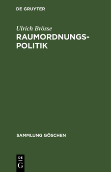 Hardcover Raumordnungspolitik [German] Book