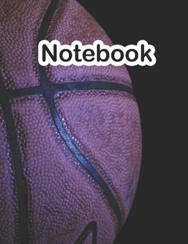 Paperback Notebook: Basketball theme Book