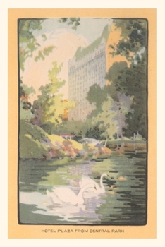Paperback Vintage Journal Hotel Plaza from Central Park Book
