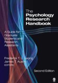 Paperback The Psychology Research Handbook: A Guide for Graduate Students and Research Assistants Book