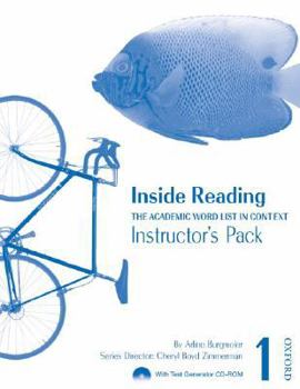 Paperback Inside Reading Instructor's Pack: The Academic Word List in Context [With CDROM] Book