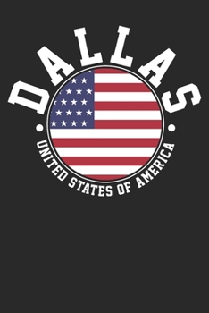 Paperback Gift Notebook: Dallas Dot Grid 6x9 120 Pages Book