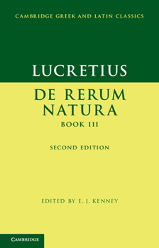 Paperback Lucretius: de Rerum Naturabook III Book